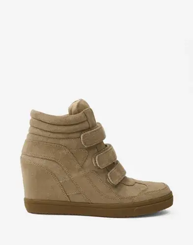 Nelly Nelly - Beige - Wedge Velcro Sneaker