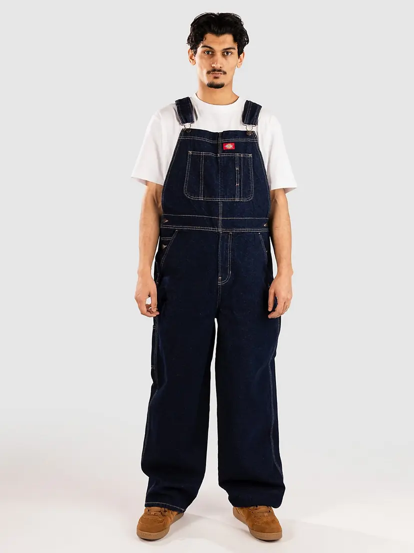 Dickies Dickies Loose Denim Bib Jeans blå