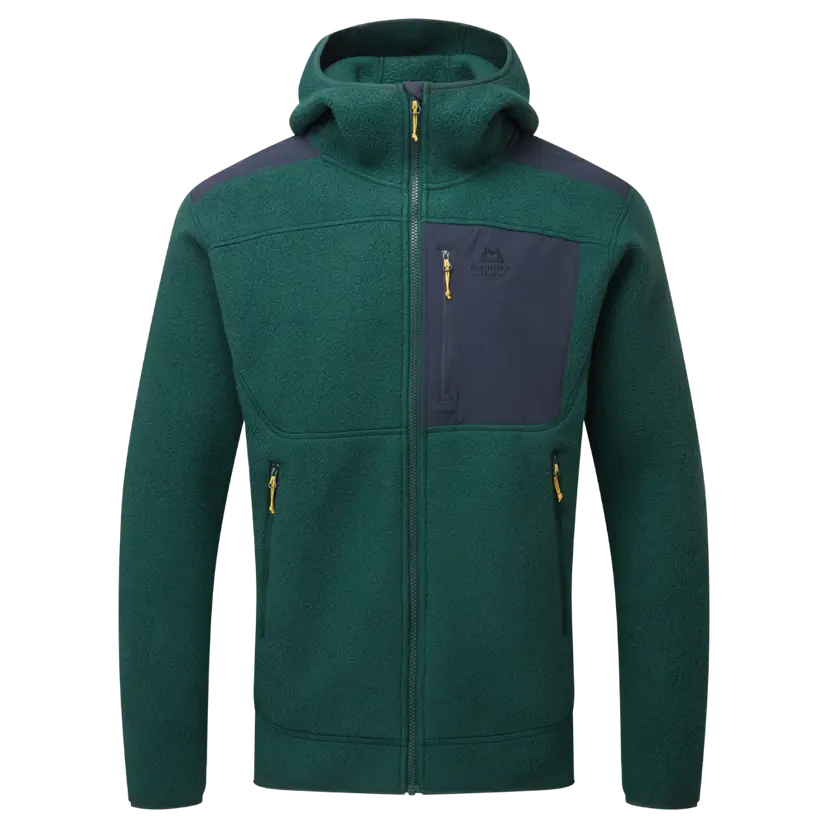 Mountain Equipment Mountain Equipment Highpile Hooded Mens Jacket Pine/Cosmos