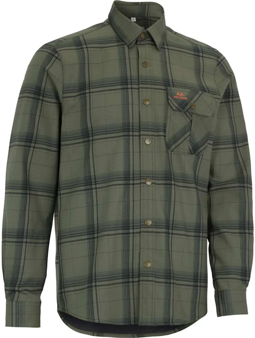 Swedteam Swedteam Douglas M's Shirt Hunting Green