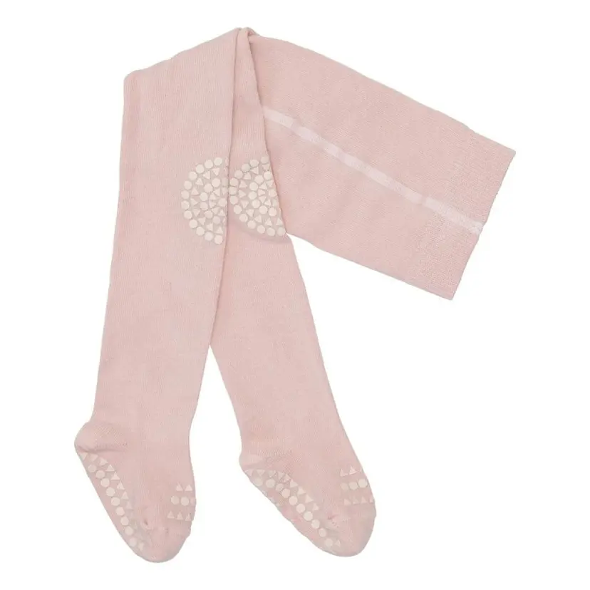 GoBabyGo GoBabyGo - Strømpebukse Antiskli Organic Soft Pink