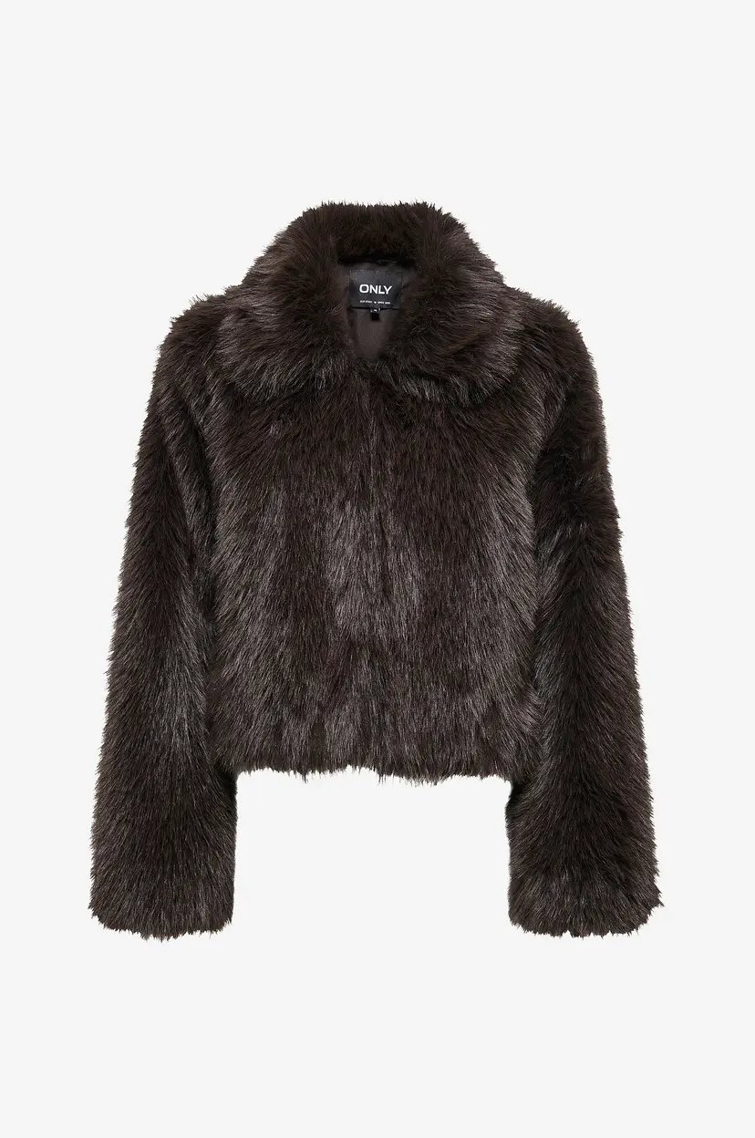 ONLY Jakke i fuskepels Onlmanny Faux Fur Jacket - Brun