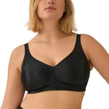 Naturana NATURANA BH Curve Hugger Soft Bra Svart polyamid B 75 Dame