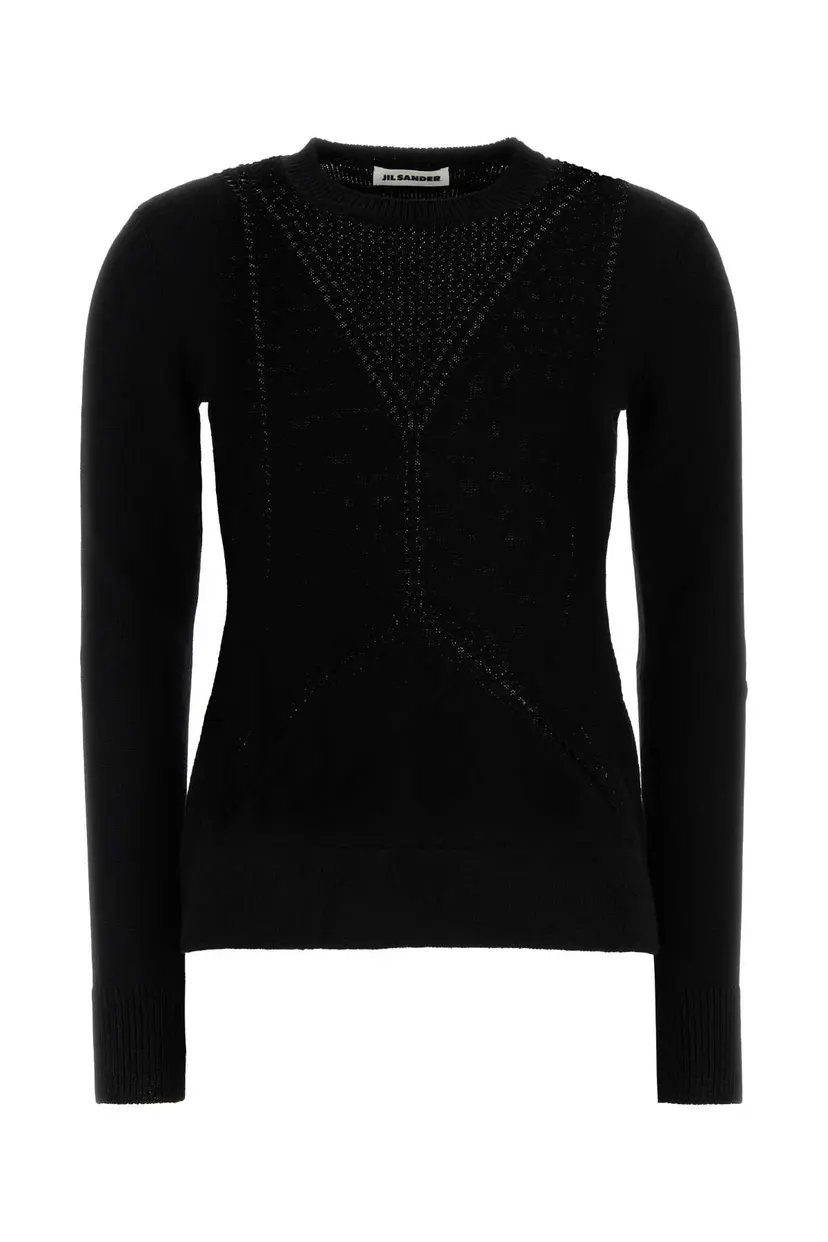 Jil Sander Jil Sander Strikkegensere – Svart