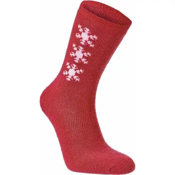 Seger Seger Strømper Lillen Junior Sock Rød ull Str 31/33 Barn