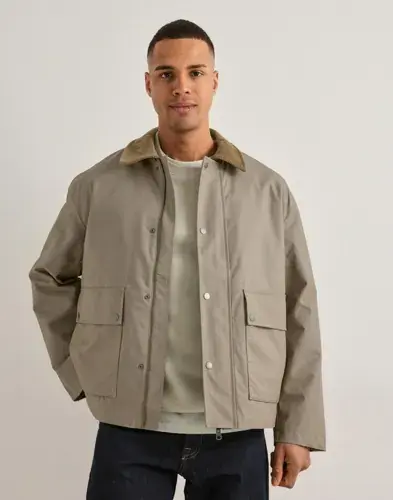 Selected Men Selected Men Slhkyle Cotton Jkt Noos Vårjakker Beige