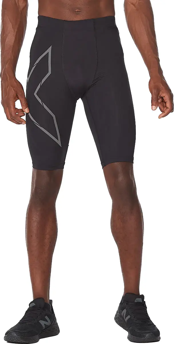 2Xu 2XU Men's MCS Run Compression Shorts Black/Black Reflective