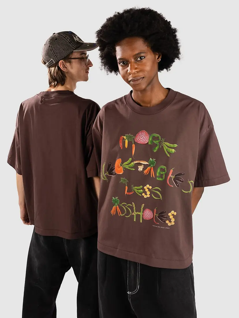 Jungles Jungles Jungles Jungles More Vegetables T-skjorte brun