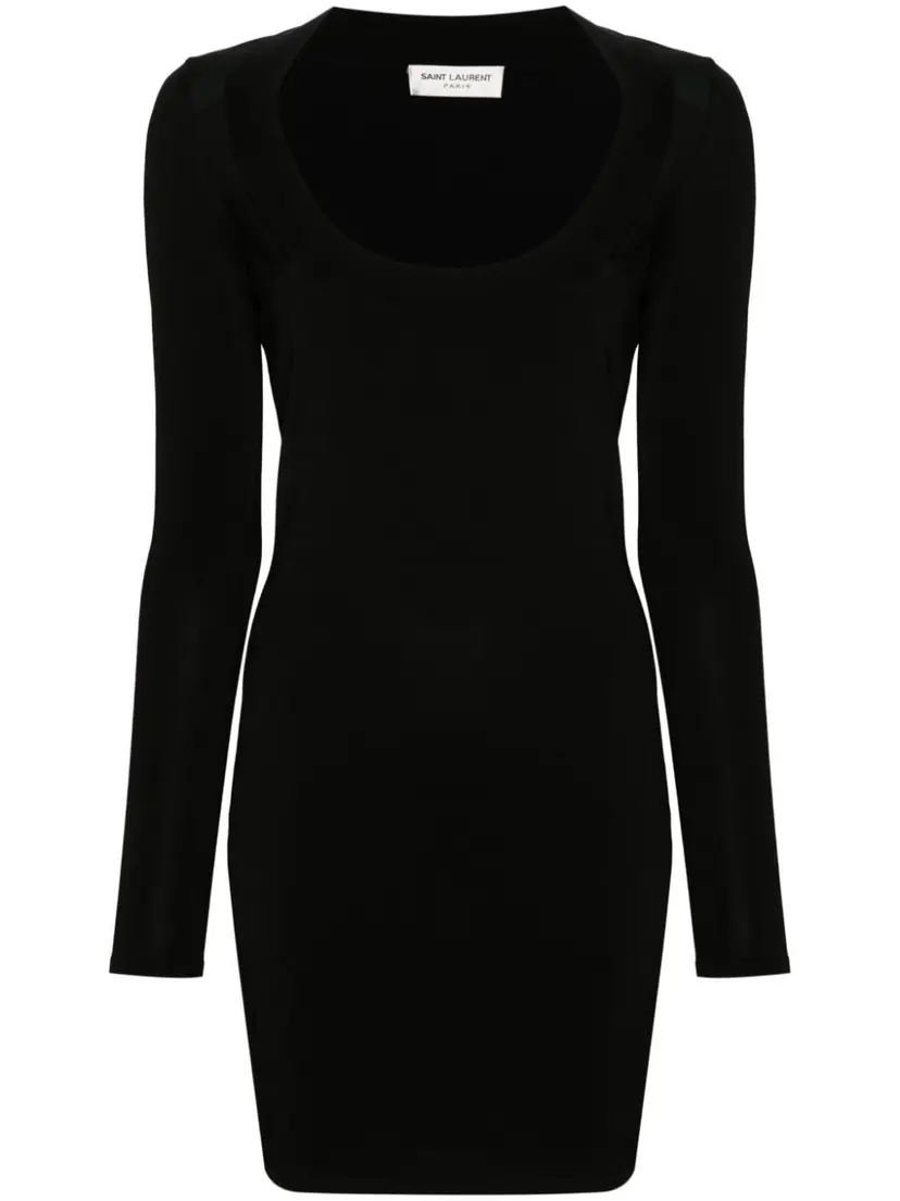 Saint Laurent Saint Laurent Midikjoler – Svart