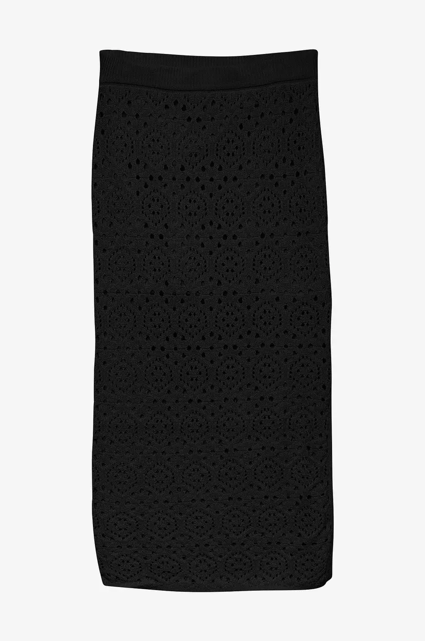 Vero Moda Maxi skjørt vmBerry NW Ankle Skirt SE - Svart