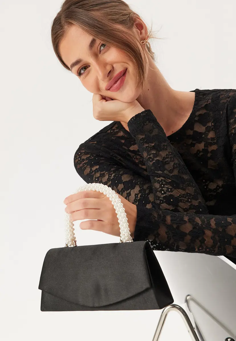 Bubbleroom Pearl Handle Small Bag