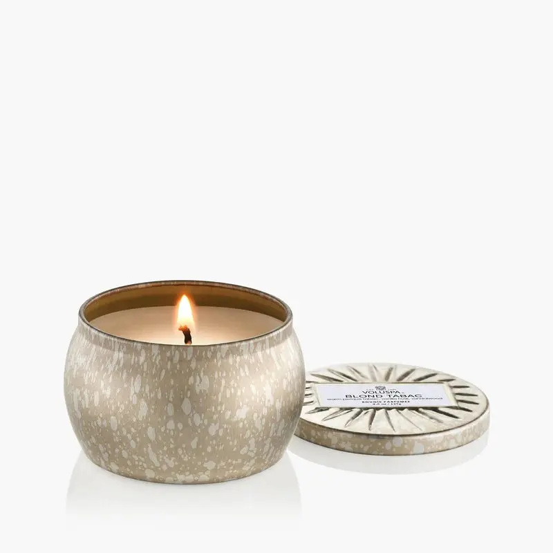 VOLUSPA Mini Tin Candle 113g - Blond Tabac