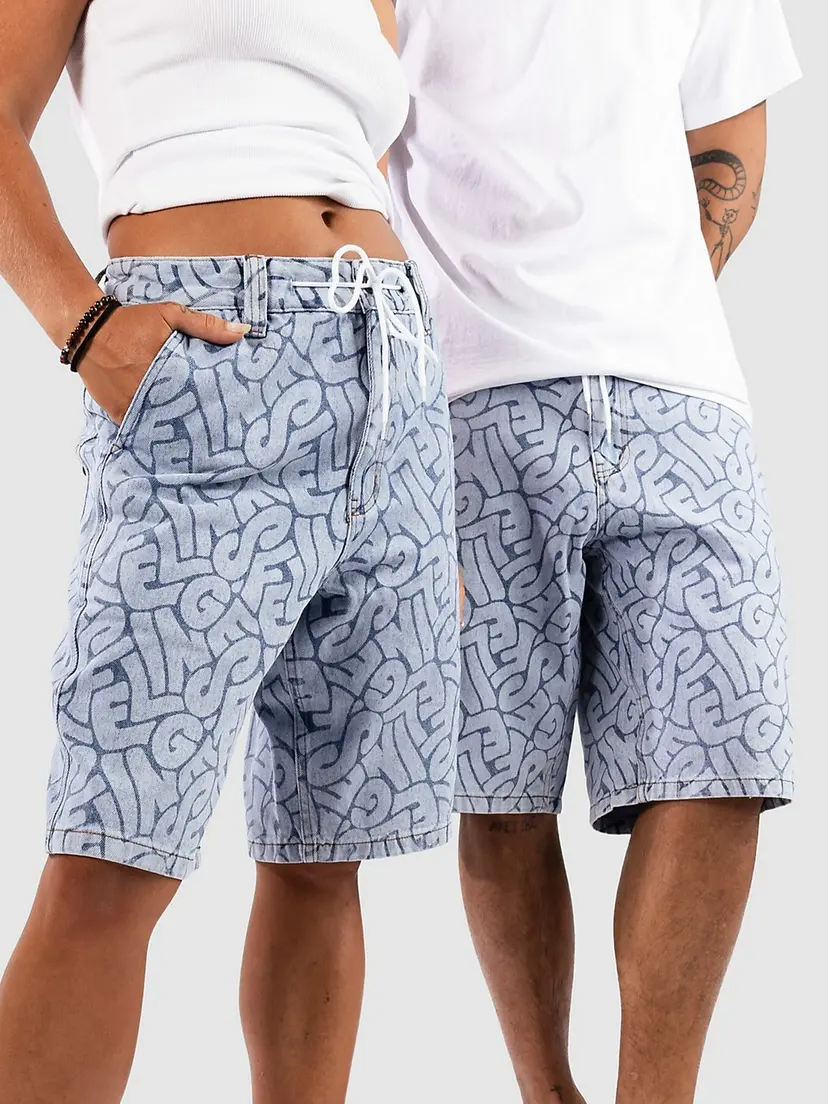 And Feelings And Feelings Marker Shorts blå