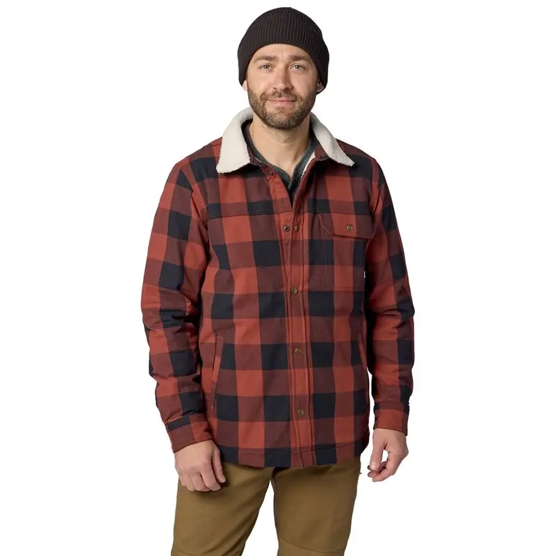 Marmot Marmot Hidden Peaks Shirt Jacket Pecan Buffalo Plaid