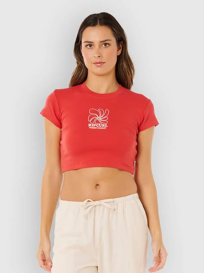 Rip Curl Rip Curl Pacific Coast Baby T-skjorte rød