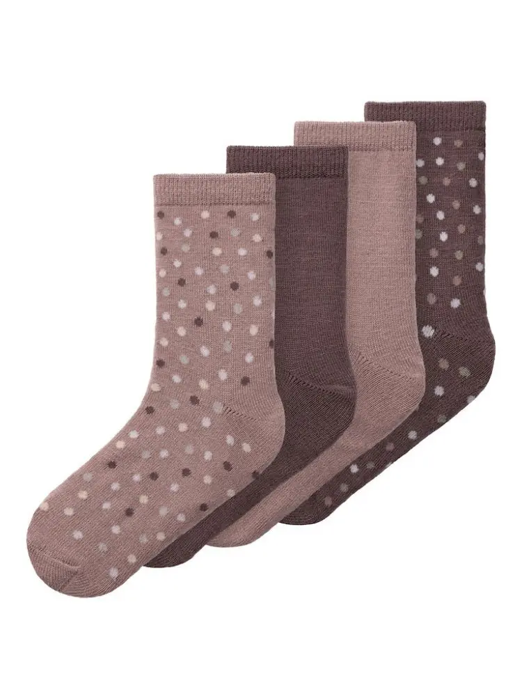 NAME IT Name It - 4 Pk Ullsokker Wak Antler