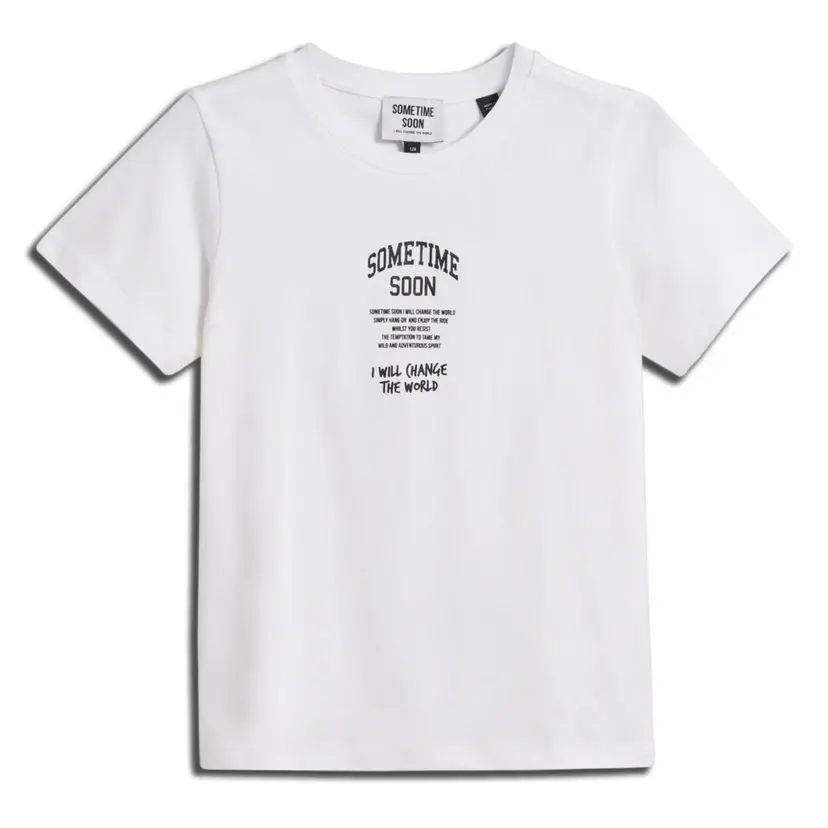 Sometime Soon Sometime Soon Dimas T-Shirt S/S Bright White (164 /14 år)