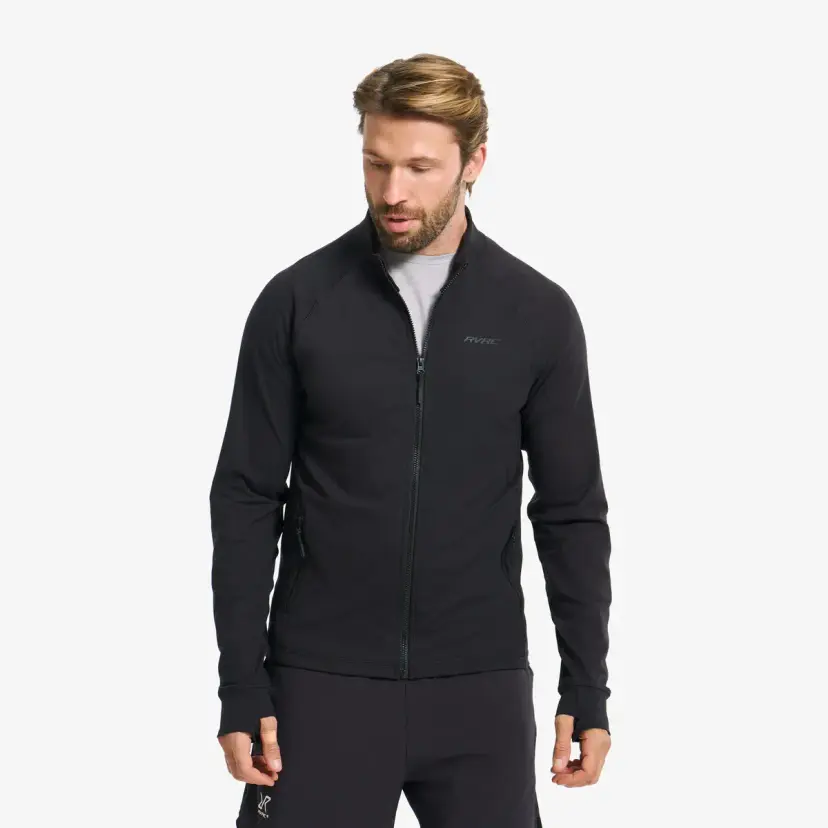 RevolutionRace Paragon Full-zip Jacket Herre Black