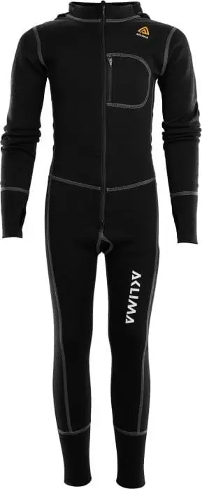 Aclima Aclima WarmWool Overall Junior Jet Black