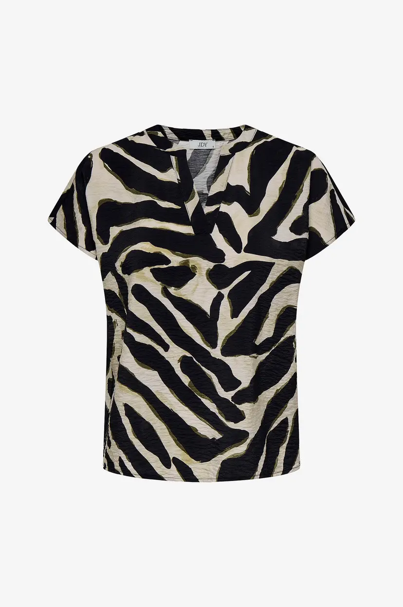 JDY Bluse jdyJasmine S/s Top Wvn - Svart