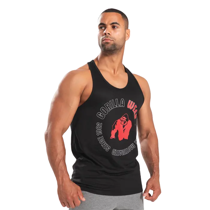 Gorilla Wear Lafayette Racerback Tank Top, Black