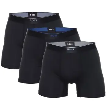 BOSS BOSS 3P Evolution Boxer Brief Long Svart polyester X-Large Herre