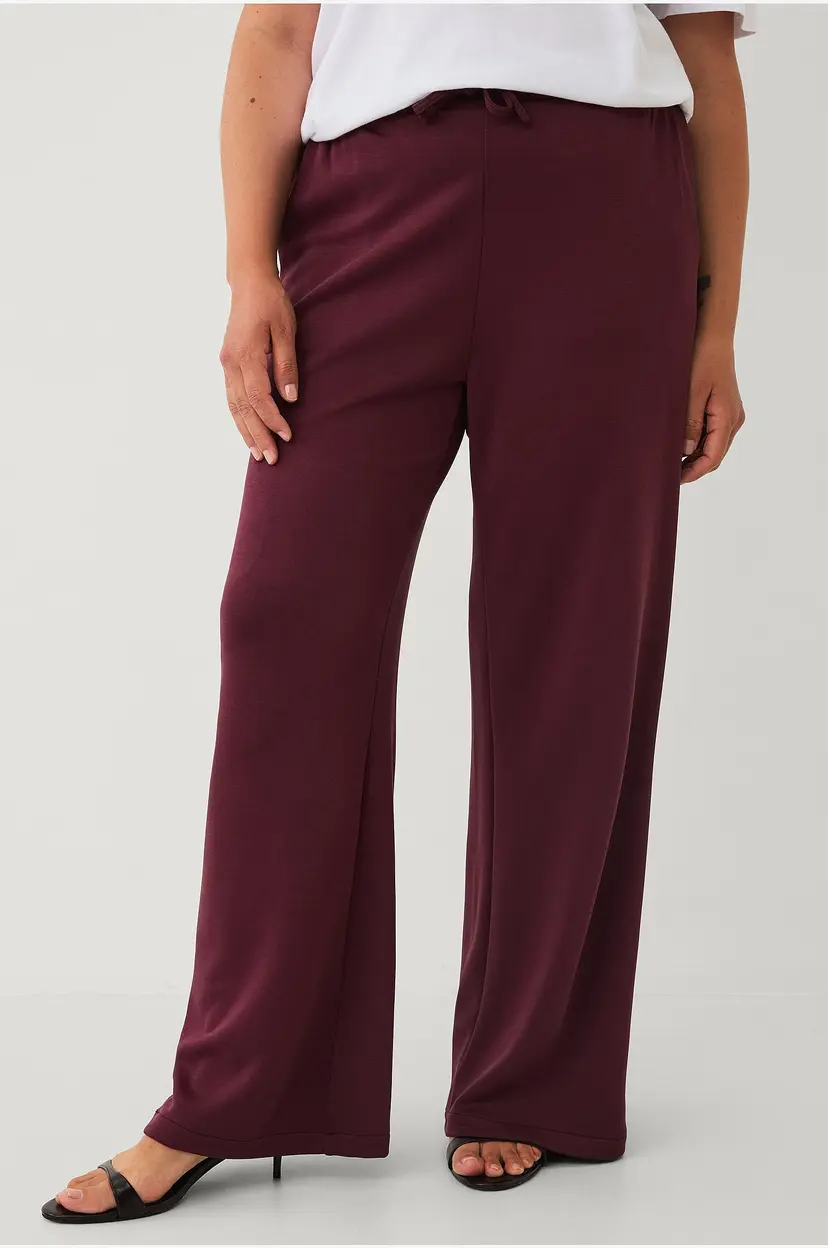 Ellos Plus collection Sweatpants med brede bein - Rød