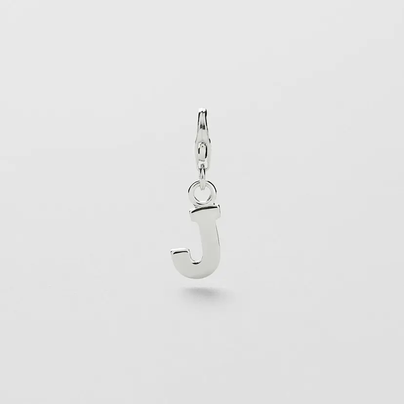 Safira J Letter Charm