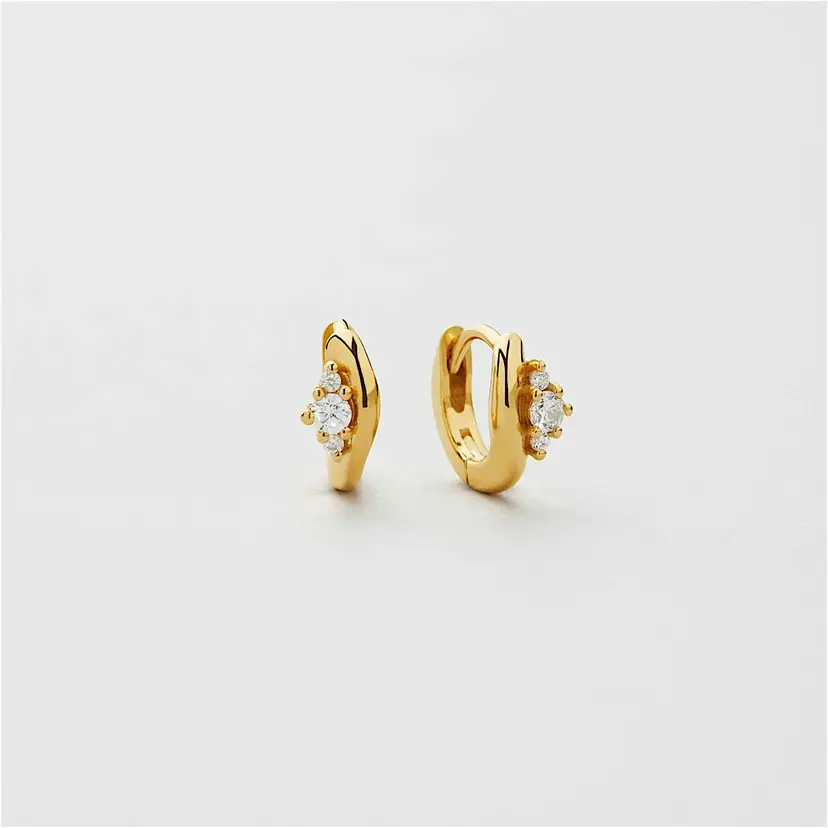 Curve Bling Hoops