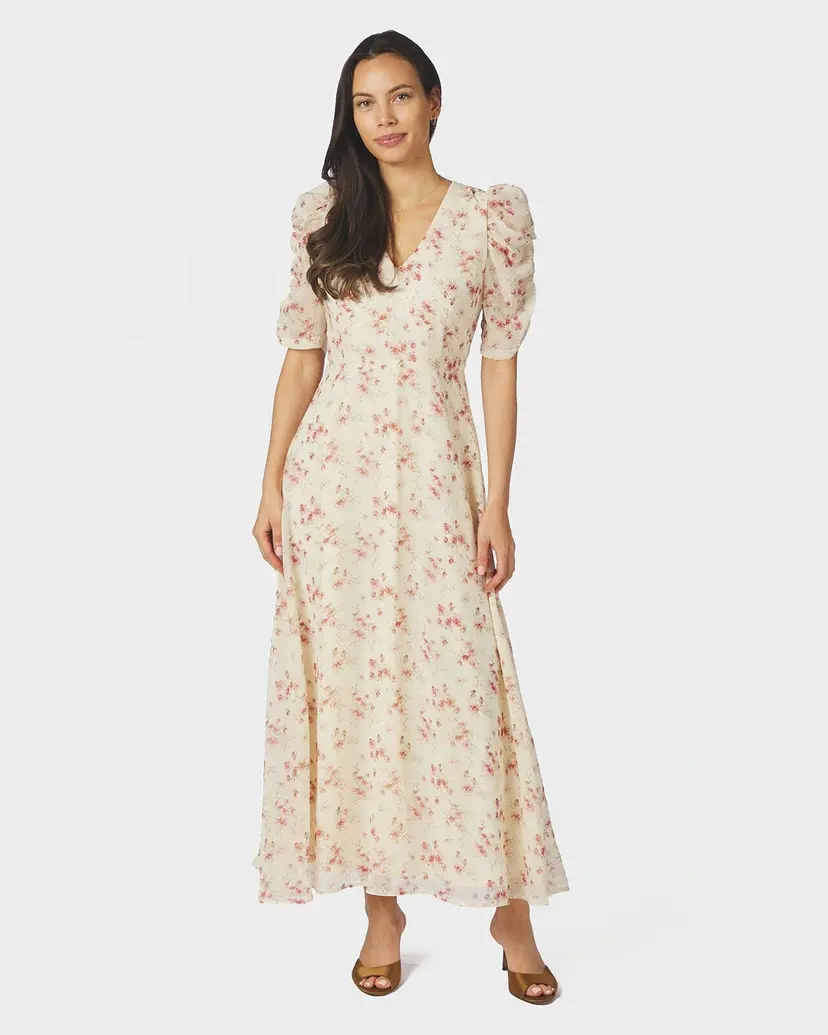 Neo Noir Midikjole Vira Floral