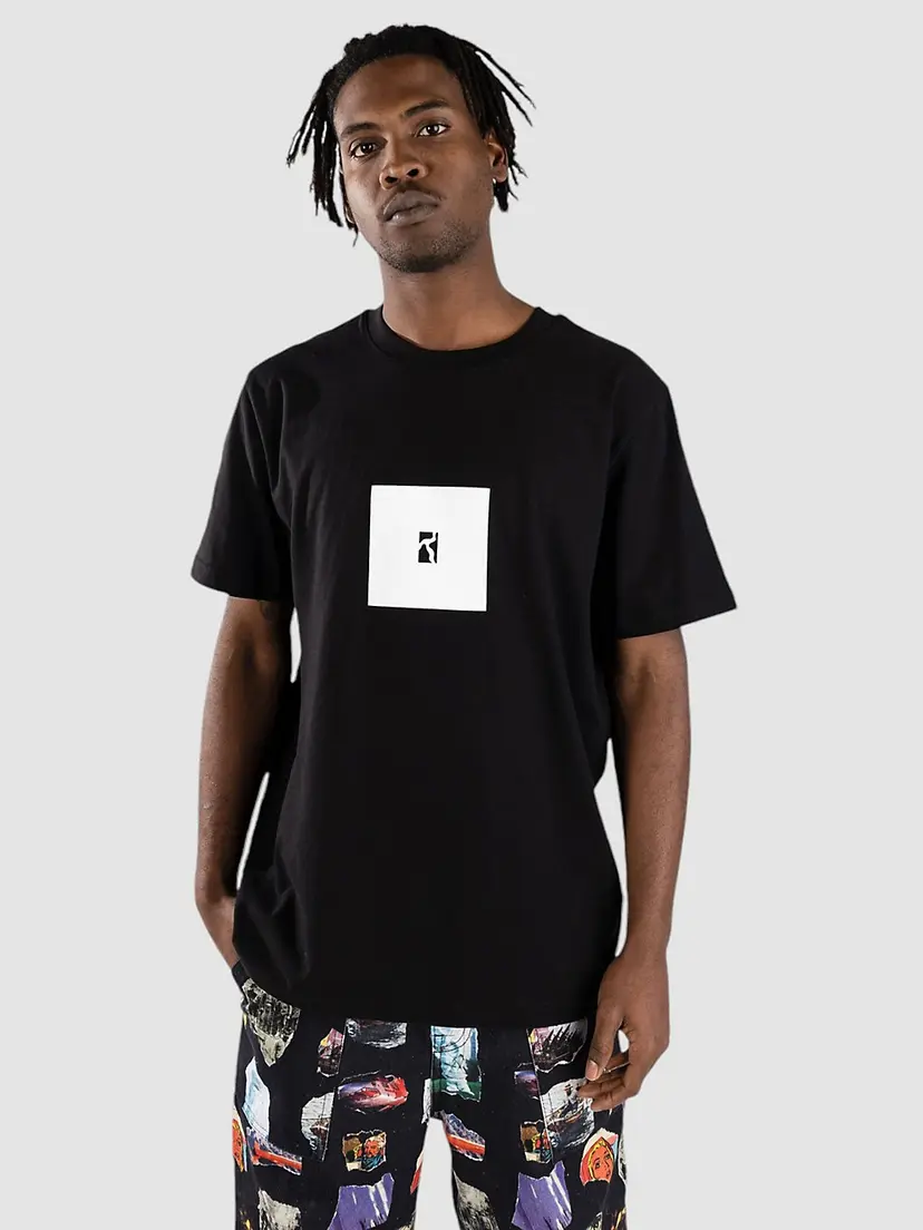Poetic Collective Poetic Collective Box T-skjorte svart