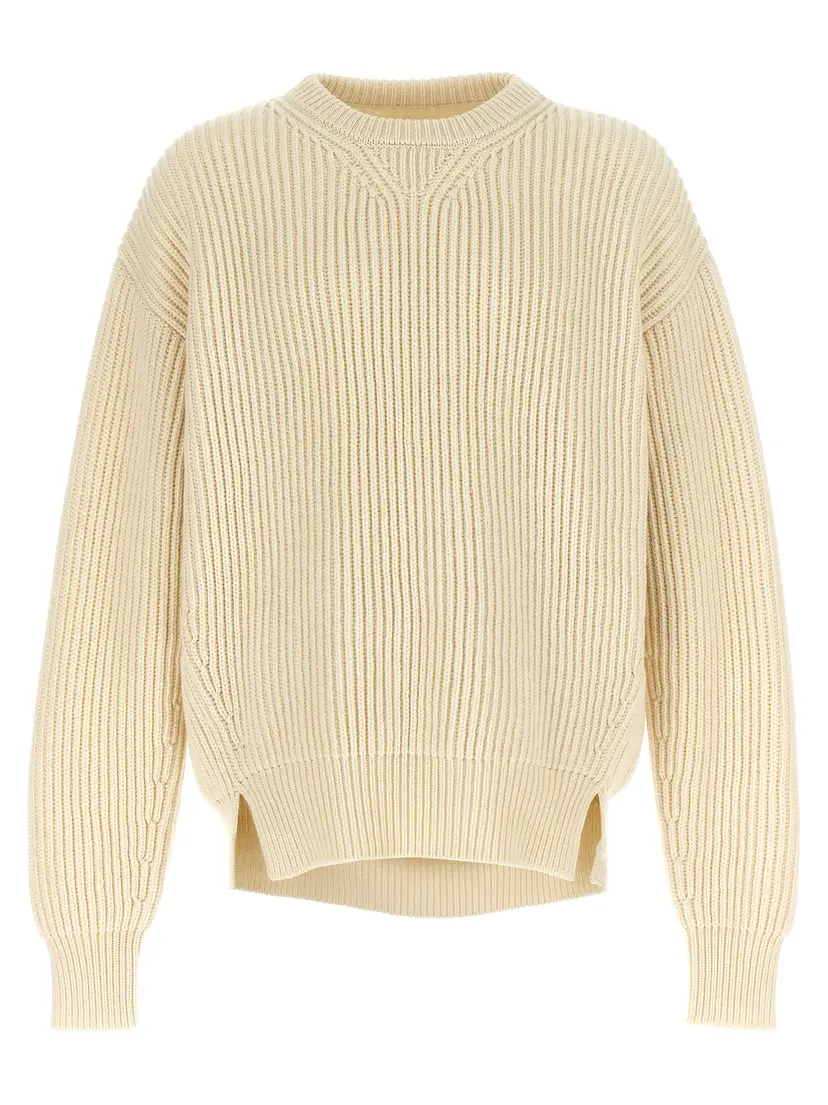 Jil Sander Jil Sander Strikkegensere – Hvit