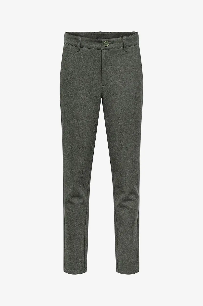 ONLY & SONS JUNIOR Bukser Osjmark Slim Brush Pique 0353 Pants - Grå