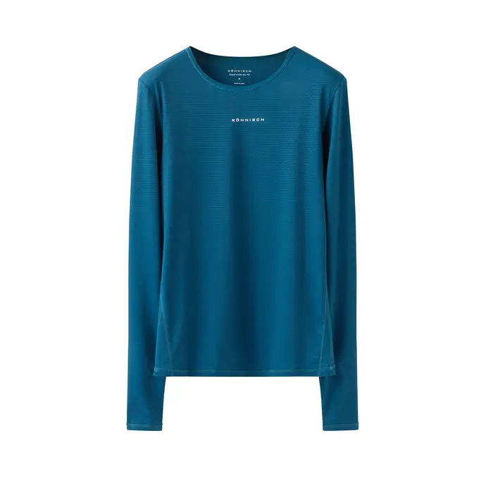 Rohnisch Jacquard LS Top, Legion Blue