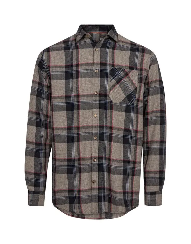 SALT Flannel shirt l/s modern fit