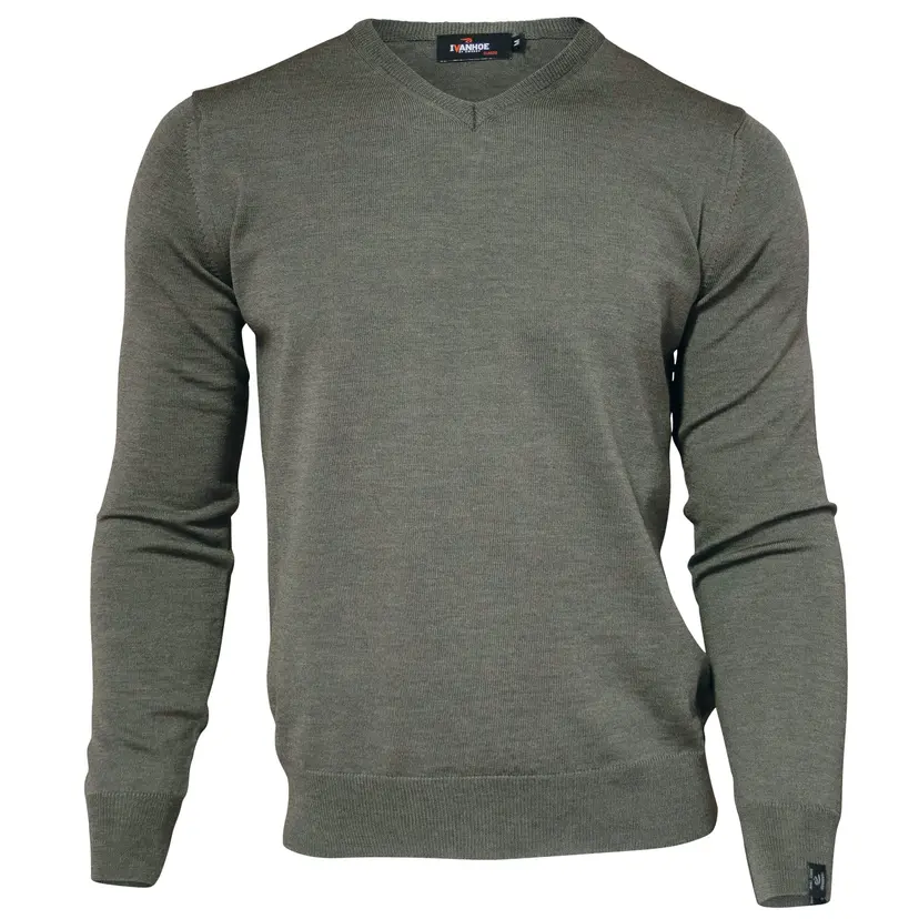 Ivanhoe Ivanhoe Men's Cashwool V-Neck Light Loden