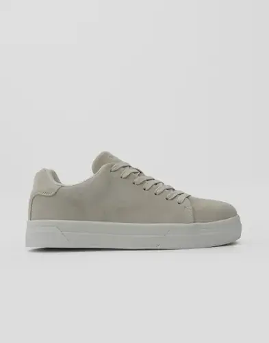 Selected Men Selected Men Slmdavid Chunky Suede Sneaker 2.0 N Lave sneakers Grå