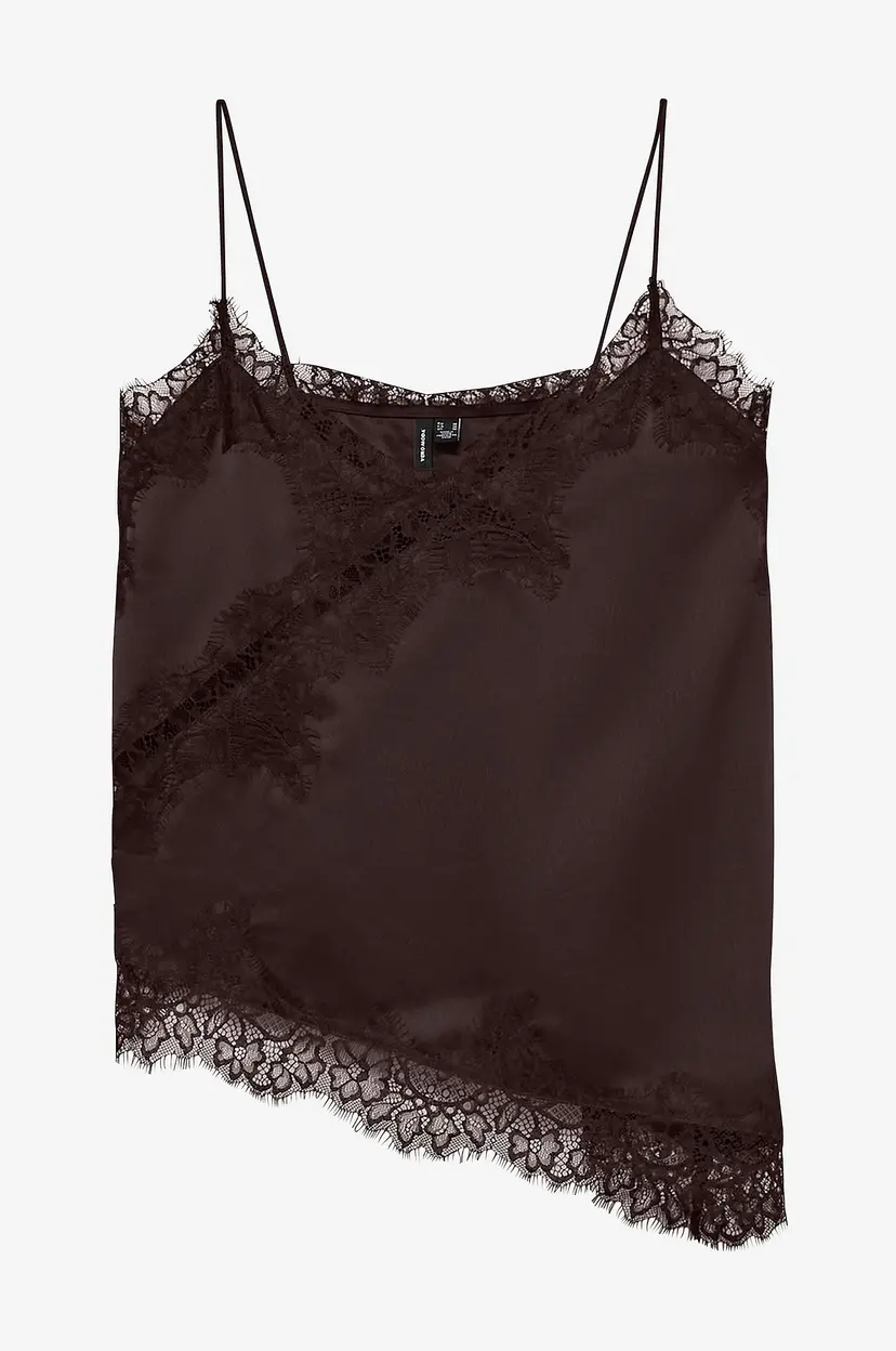 Vero Moda Undertøystopp vmNovi Lace Singlet Wvn - Rød