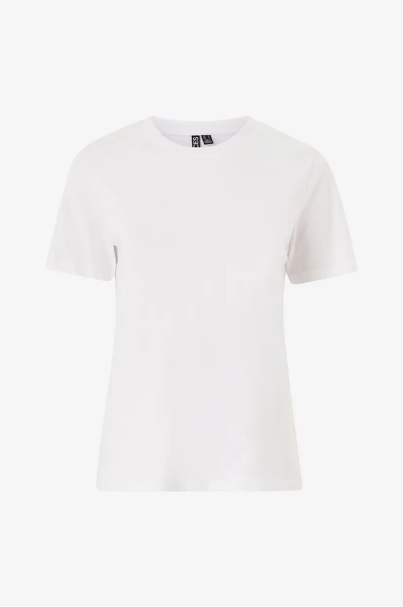Pieces T-skjorte pcRia SS Solid Tee - Hvit