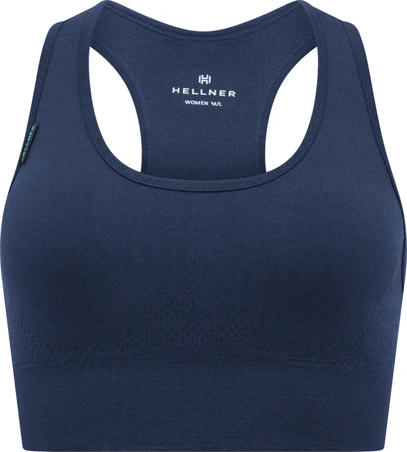 Hellner Hellner Women's Wool Tech Seamless Bra Dress Blues