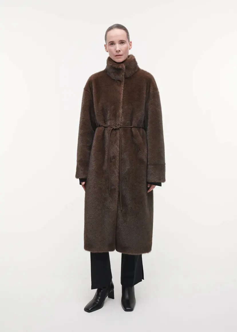 Studio AR Freja Faux Mink Choco - XS