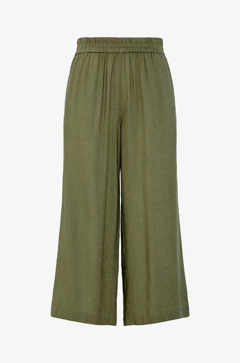 Pieces Culottes pcPia HW Wide Wvn - Grønn