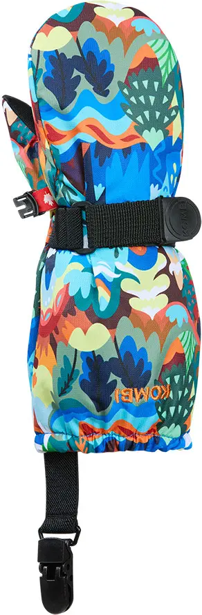 Kombi Kombi Kids' Crazy Caribo Mitten Blue Wild Mountain