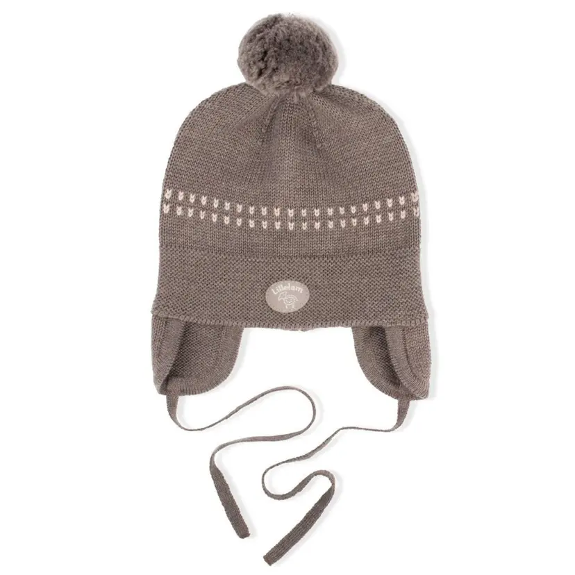 Lillelam Lillelam - Lue Med Snøring Classic Brun