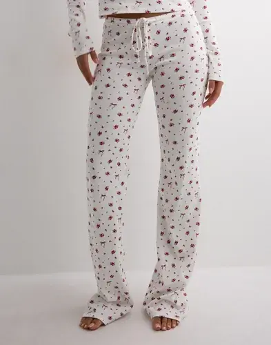 Nelly Nelly - Rød - Cute Print Pants