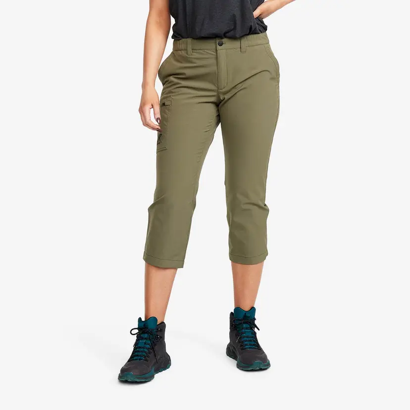 RevolutionRace Adventure 3/4 Stretch Pants Dame Kalamata