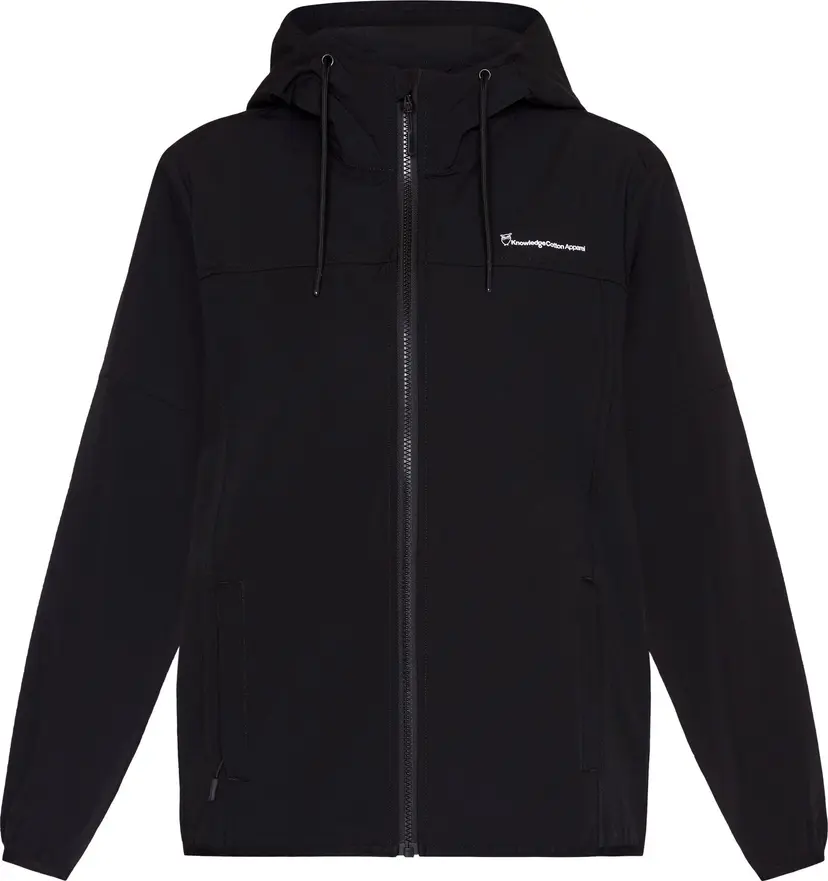 Knowledge Cotton Apparel Knowledge Cotton Apparel Women's Stretchy Ribstop Trail Jacket Black Jet