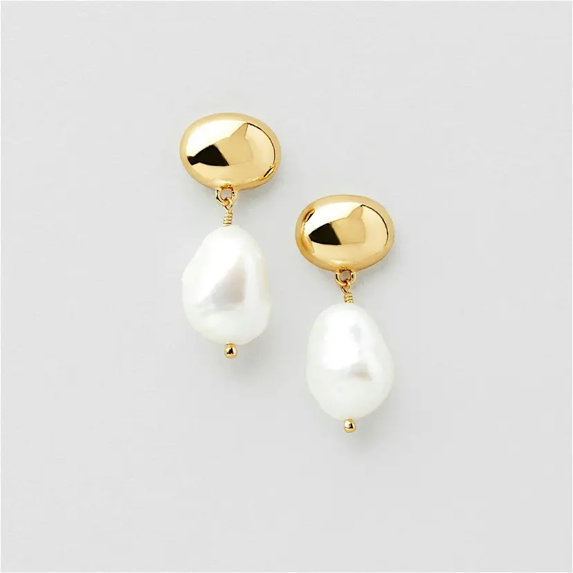 Safira Baroque Pearl Studs