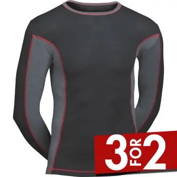 JBS of Denmark JBS Proactive Shirt Long Sleeve 414-14 Svart X-Large Herre