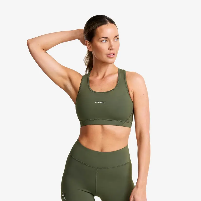 RevolutionRace Flow Sports Bra Dame Kambaba Green